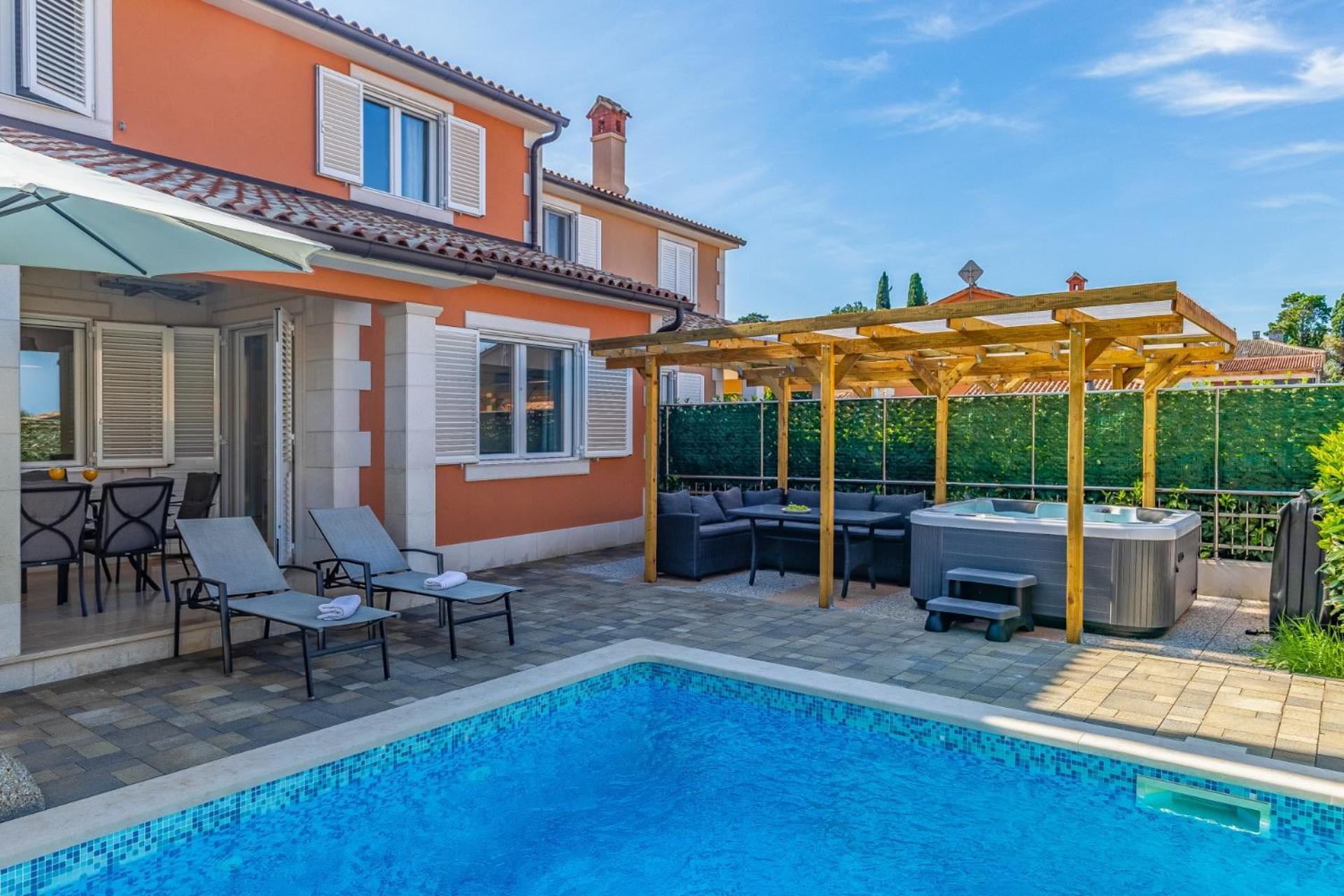 Villas Lotus With Pool And Jacuzzi Pula Luaran gambar