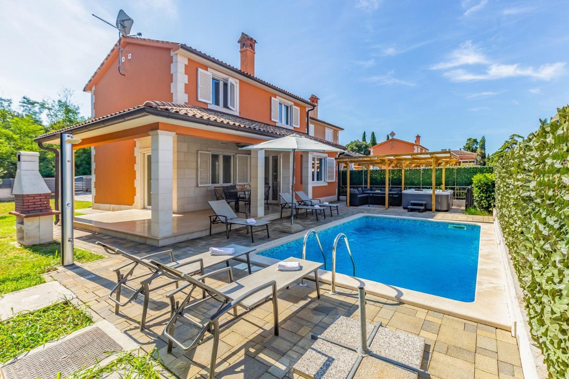 Villas Lotus With Pool And Jacuzzi Pula Luaran gambar
